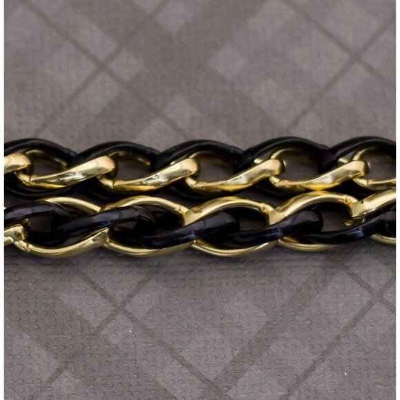 Living Like a Kingsnake Vintage Chain Necklace by Avon 30 inch - G3 - Picture 2 of 4